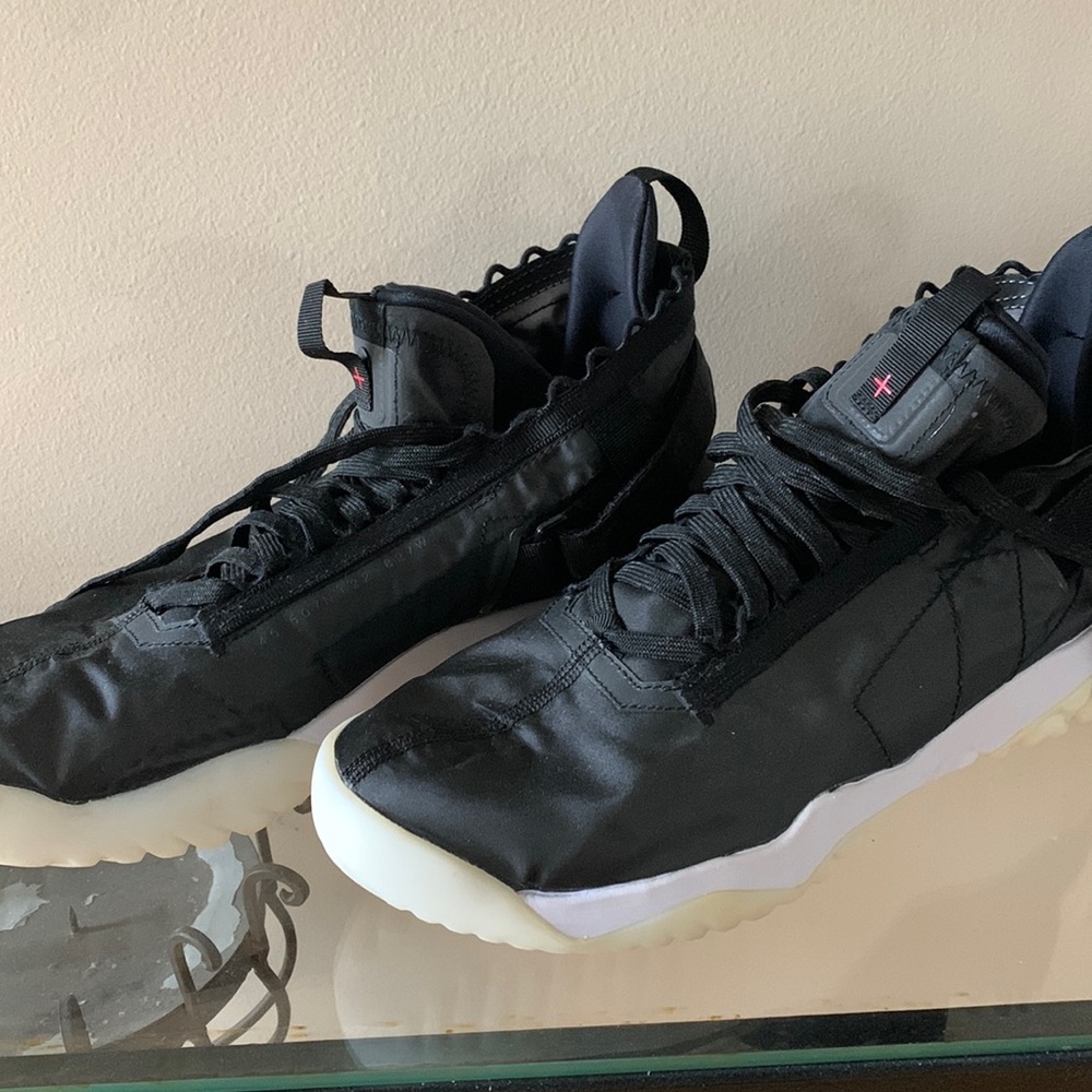 Black Size 12 React Jordans Gently Used - image 1